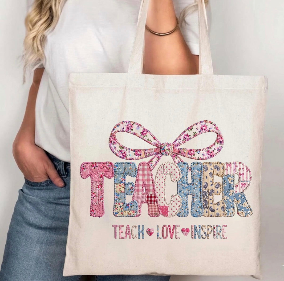 Teach Love Inspire Tote bag