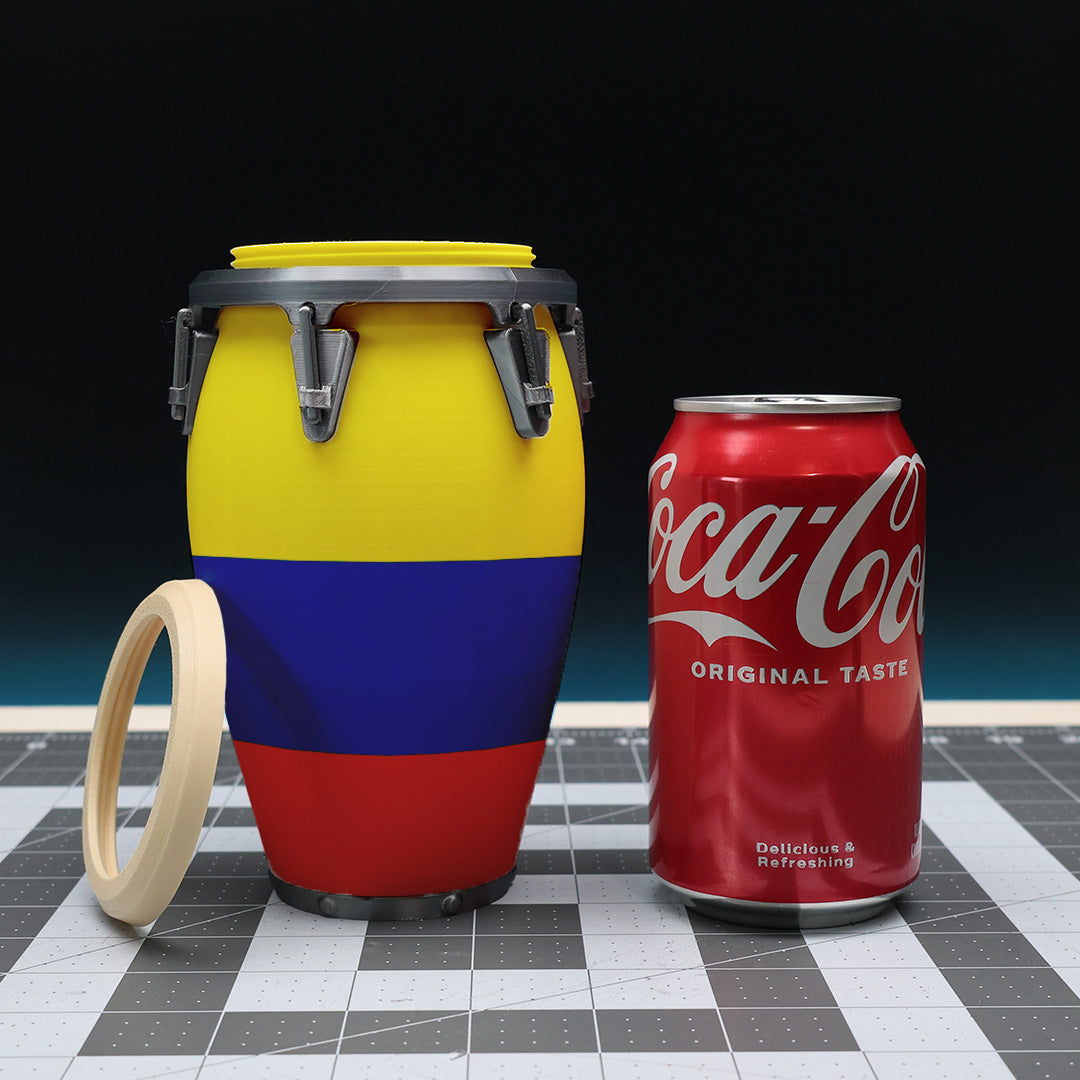 Conga can holder