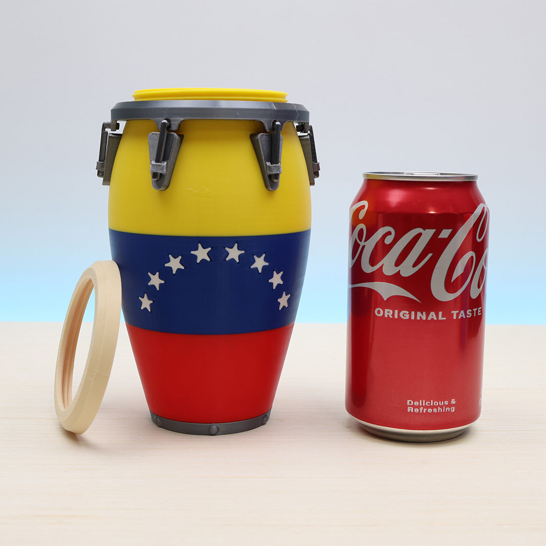 Conga can holder