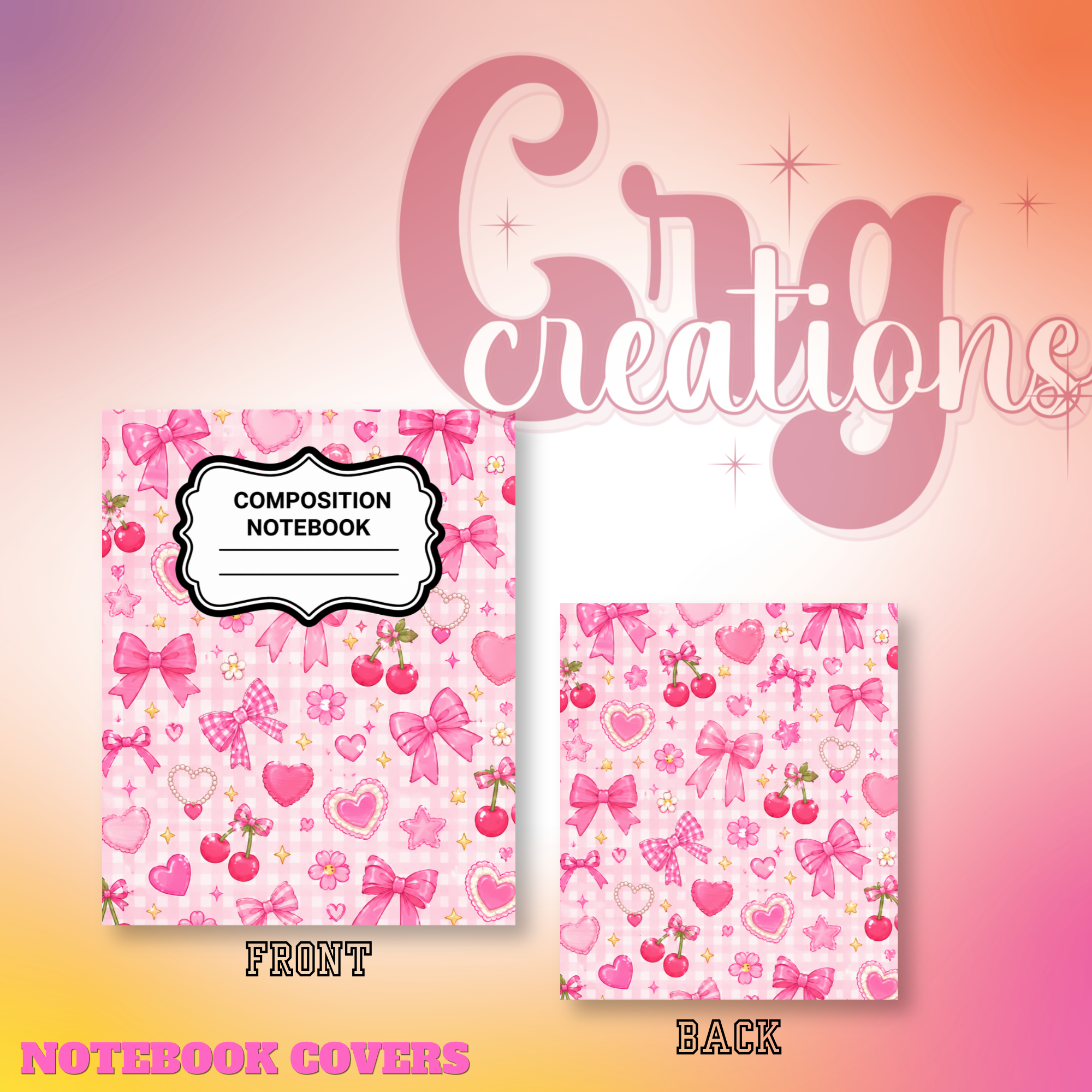 Cutie notebook cover