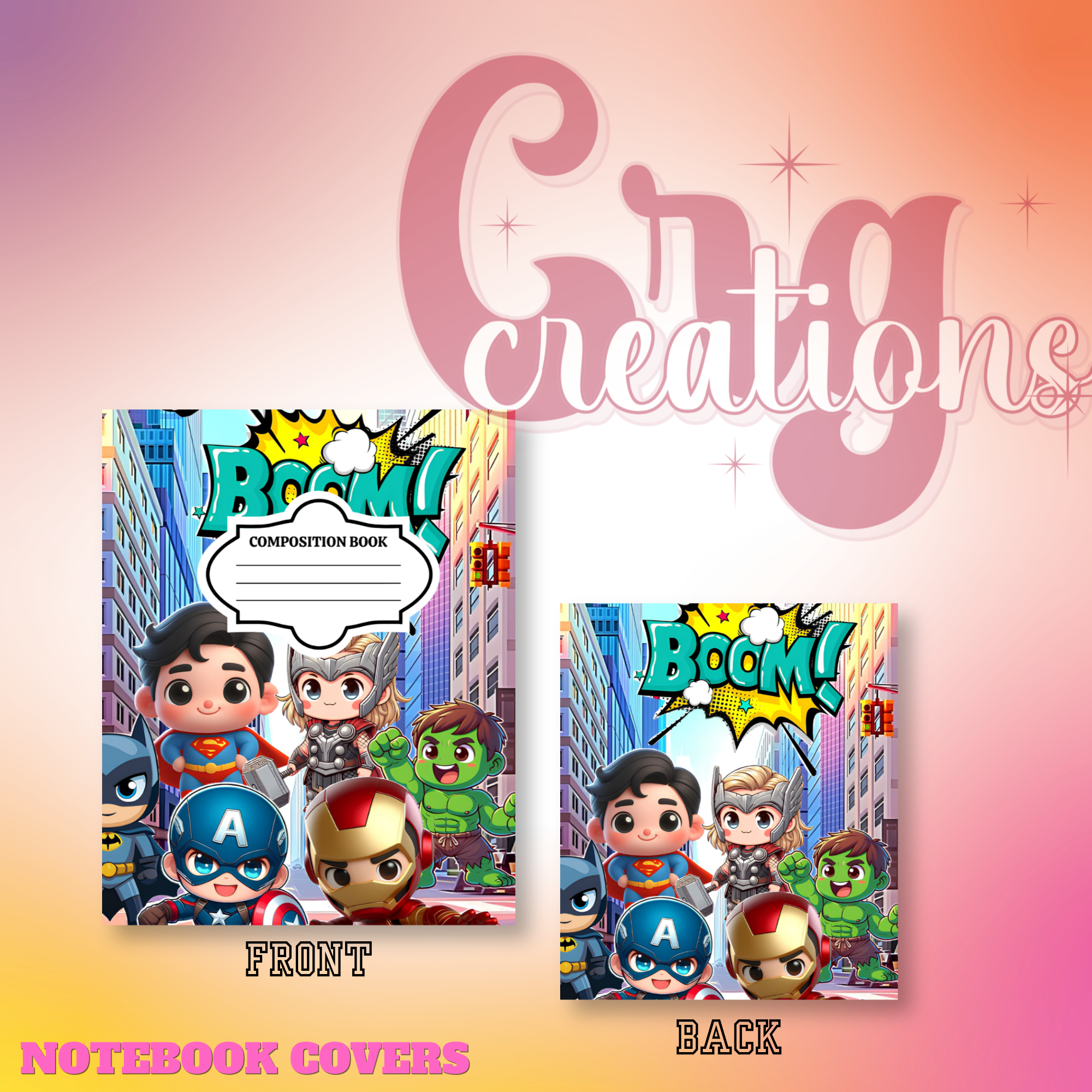SH babies notebook covers