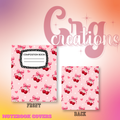 Bowties Cherries notebook cover