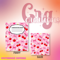 Cherries & daises notebook cover