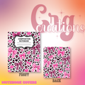 Bows & hearts notebook cover
