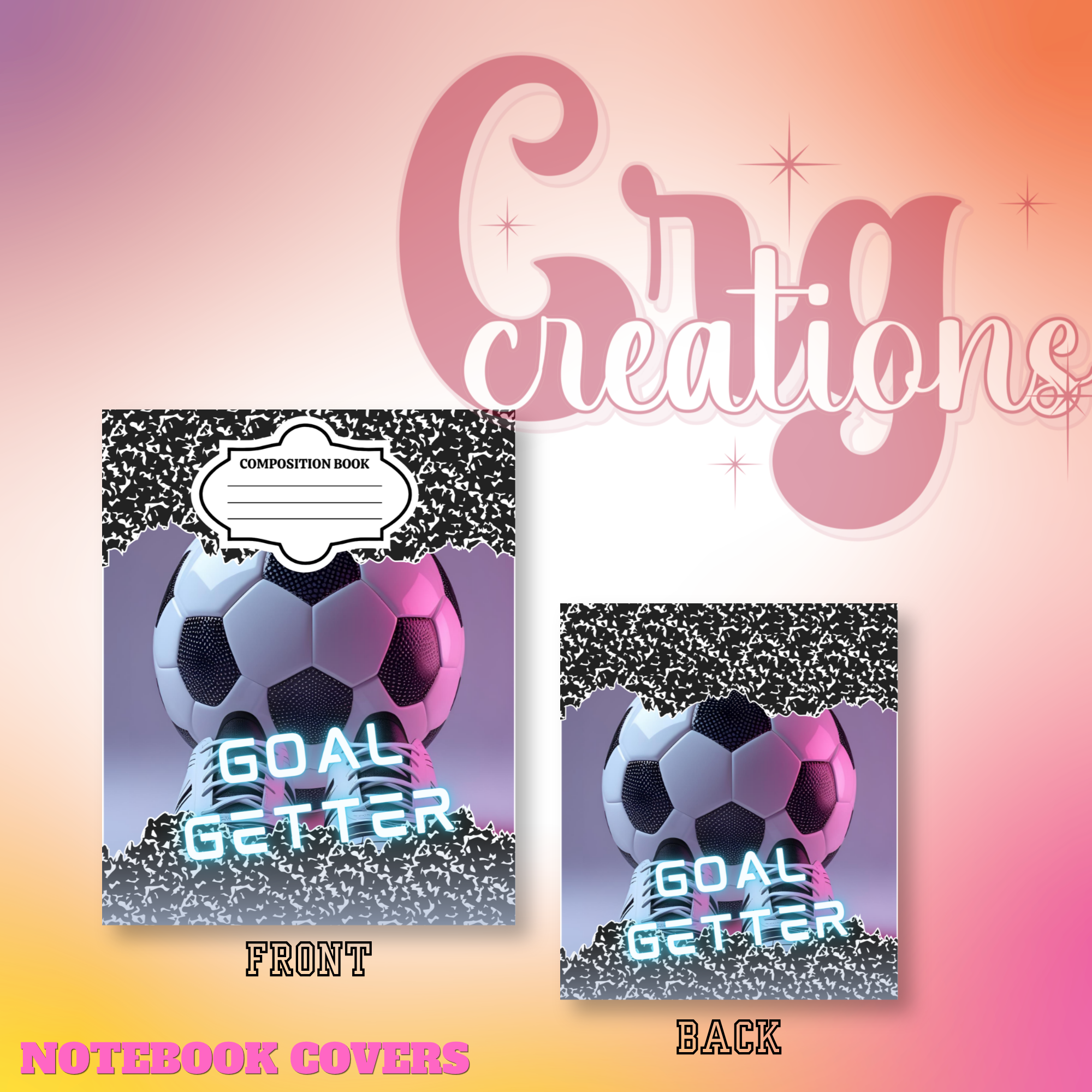 Goal Getter notebook cover